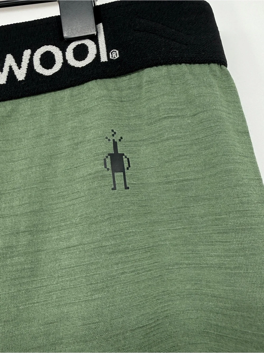 Smartwool Men’s Boxer Briefs Green with Black Waistband New with Tags